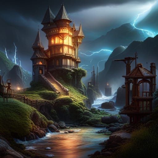 Fantastical LGBTQIA+ Concept Art in Deep Color