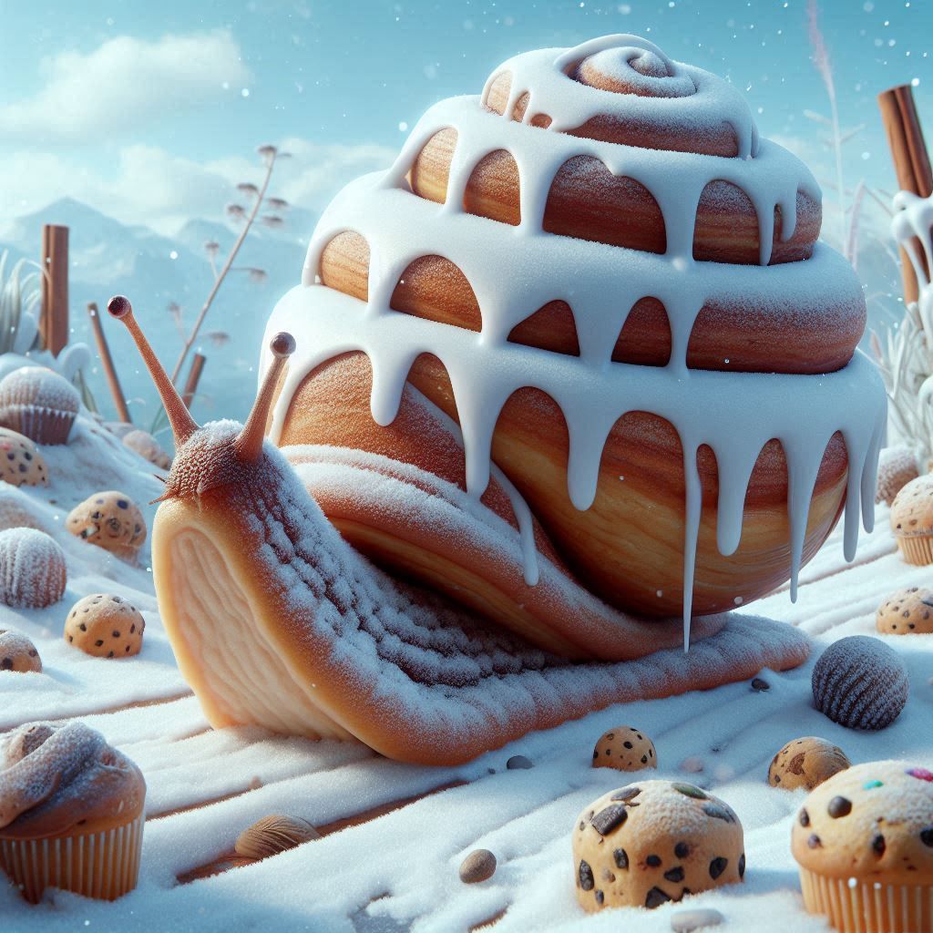 Cinnamon bun snail - living the sweet life