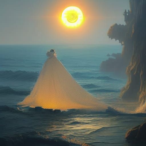 First ray of the sun