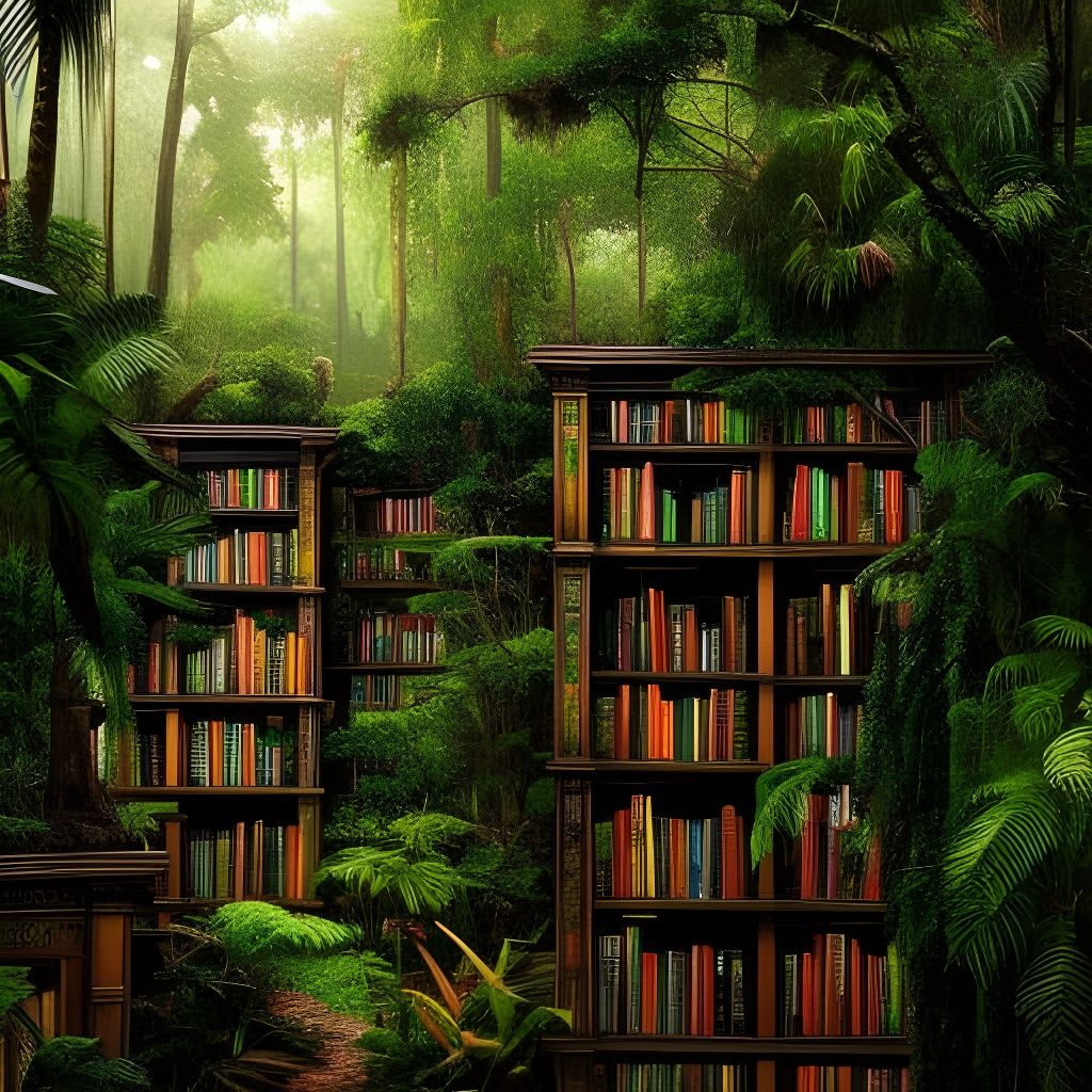 The Rainforest Library   by @nafri