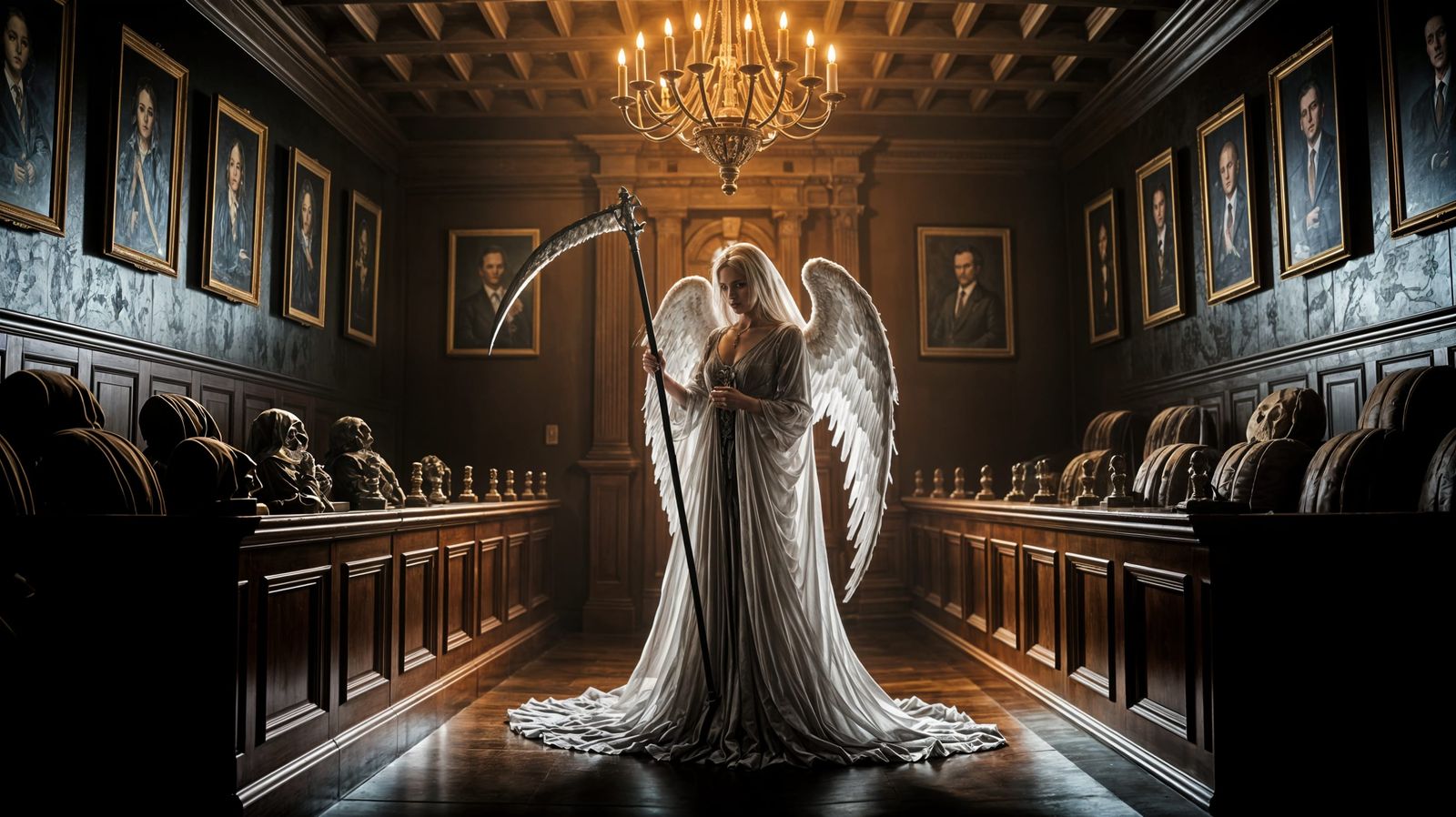 The Courtroom of Fate  by @Beep