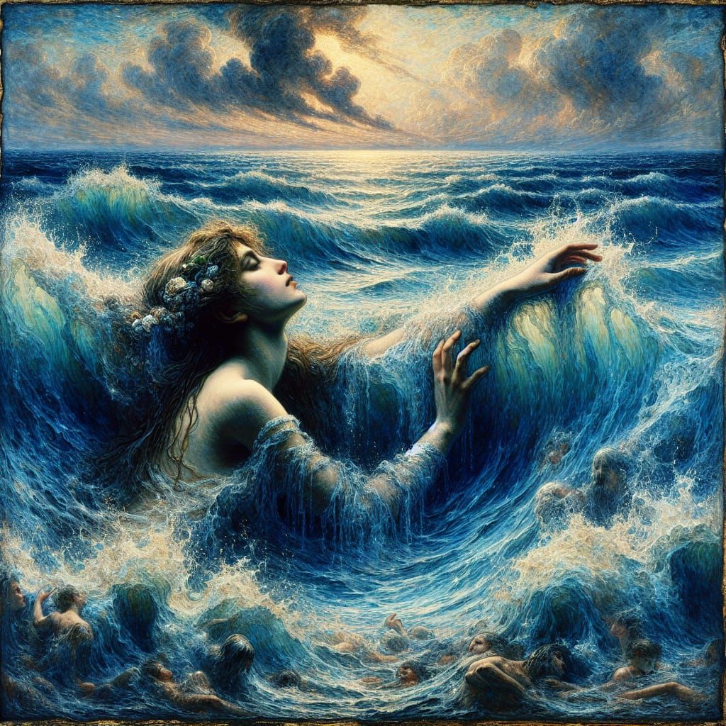 the endless sea that falls in love with a woman ends up show...
