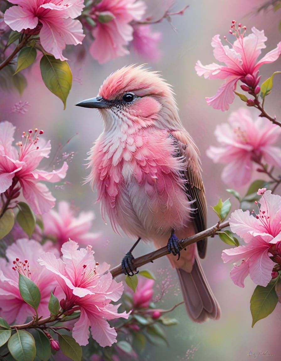 Cantando en rosa  by @Eva Maria 