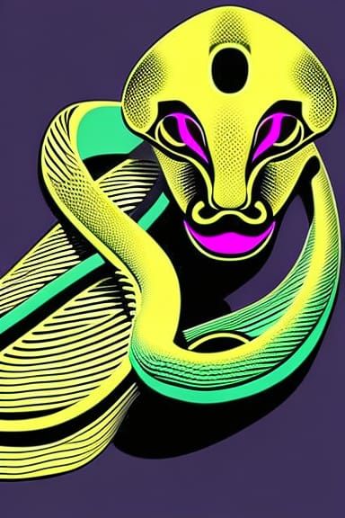 Snake - AI Generated Artwork - NightCafe Creator