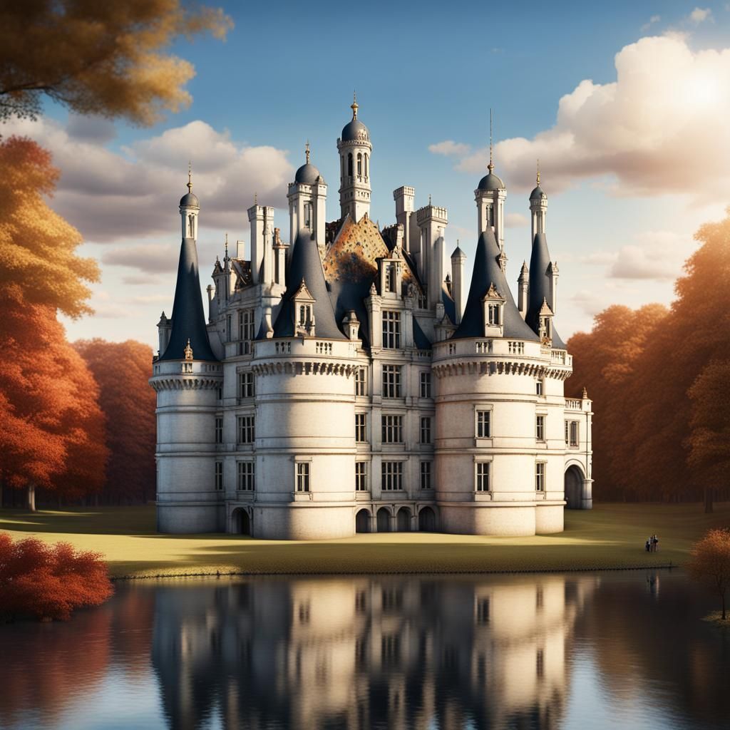 Alternative Chambord castle AI Generated Artwork NightCafe Creator