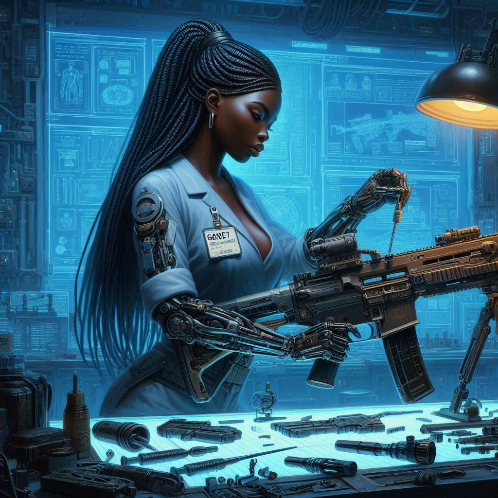 Gadget fixes a rifle