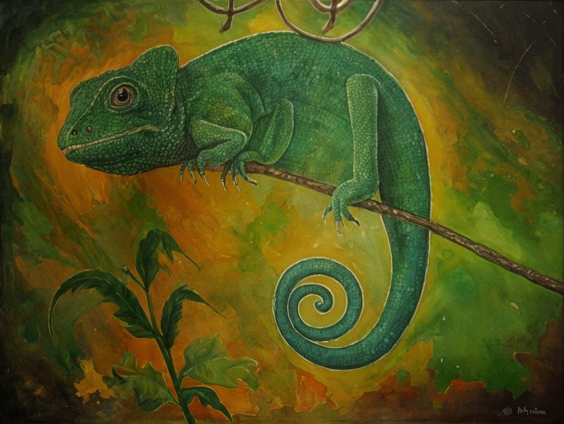 In the picture the lizards is showing its tongue out to eat