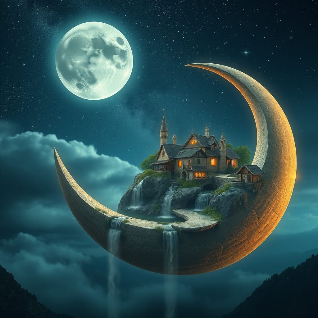 “Moon” village  by @undefined