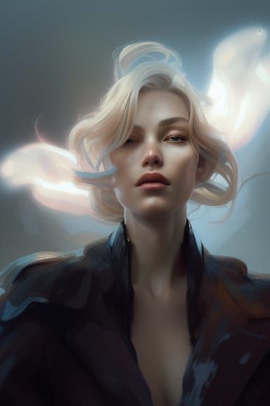 Cafe au lait skin, beauty, strength, intelligence... head an...
