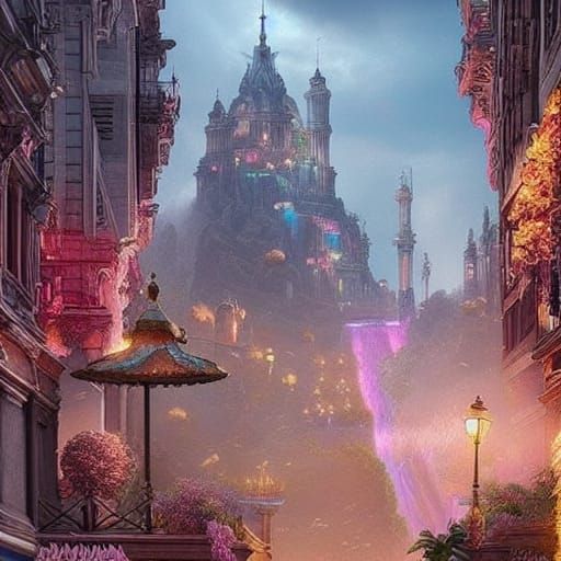 Epic Maximalist Digital Painting of Emojis