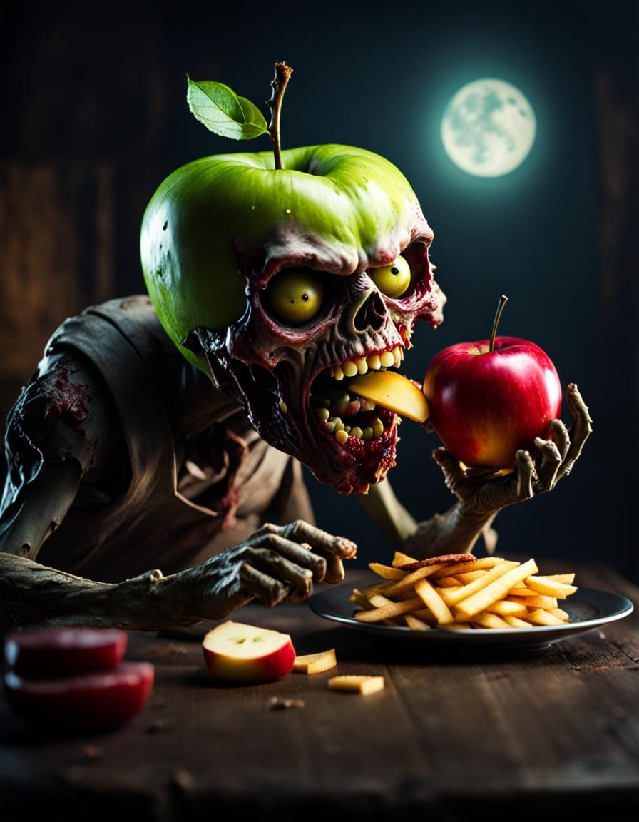 Zomb'apple  by @Akrokan