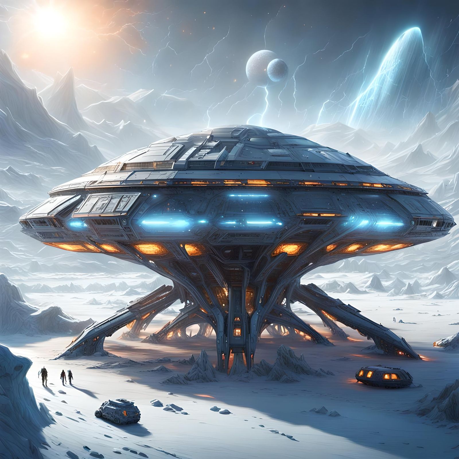 We are alien here  by @AI_Eksander