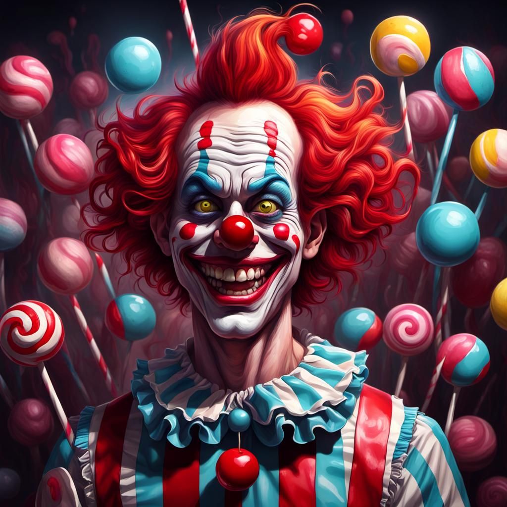 clown laugh - AI Generated Artwork - NightCafe Creator