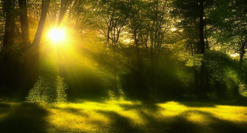 sunlight landscape
