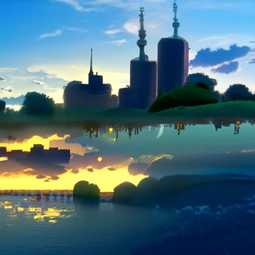 a floting island