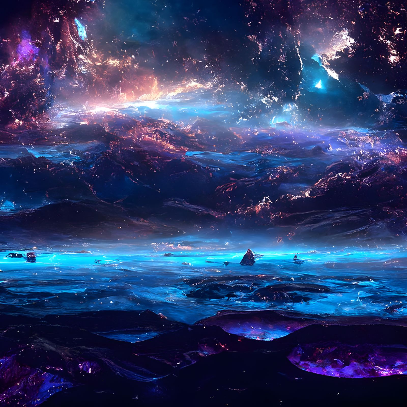 Cosmic Ocean   by @Nate
