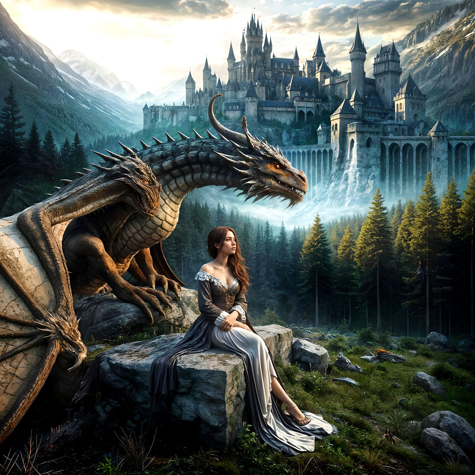 The dragon and the lady  by @That cinema teacher