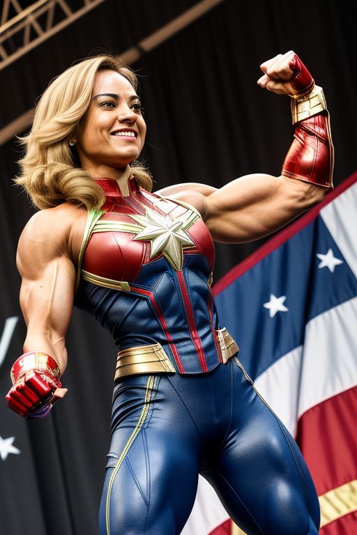 Strong Captain Marvel