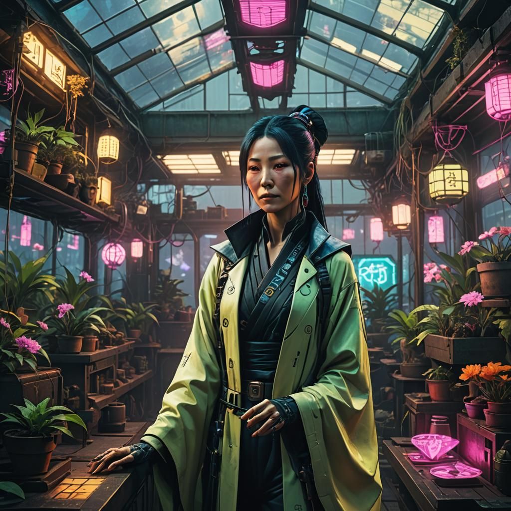 Cyberpunk Gardener