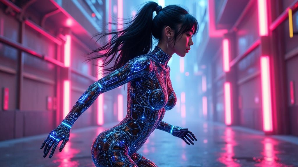 Tomoko Rikanji is Lost in a Cyberspace Maze.