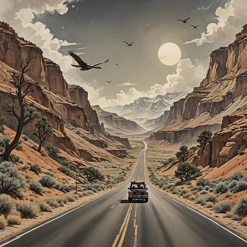 Hitting the road  by @Corn Clay