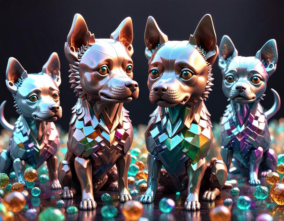 Crystal flake dogs