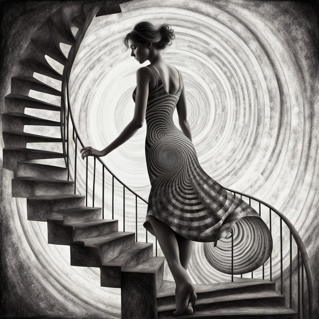 Spiraling Woman 2