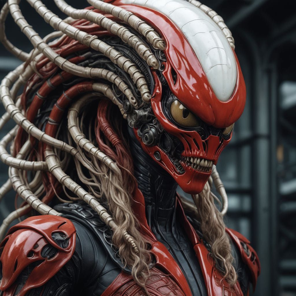 Red Xeno with Dreads
