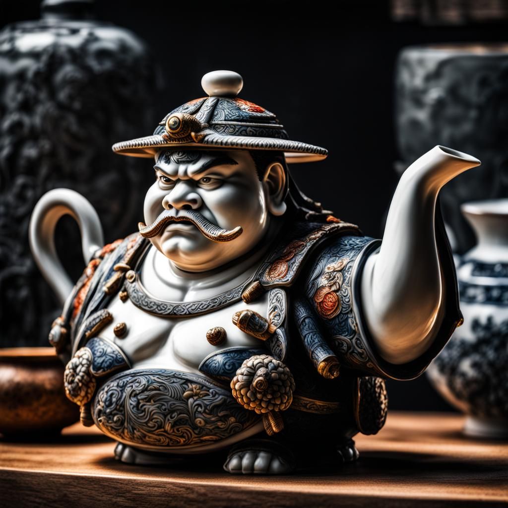 Sumo warrior teapot  by @TheDawgLives