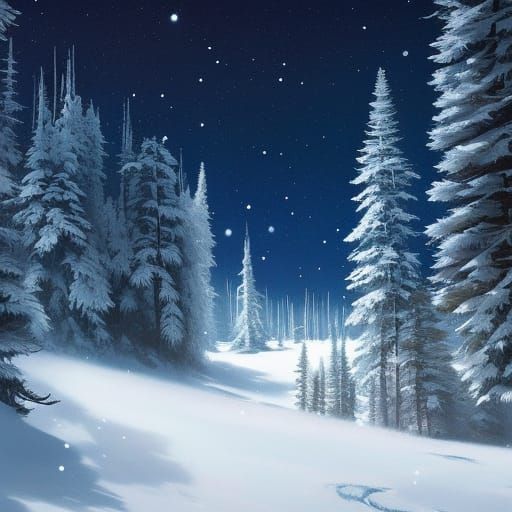 Winter Wonderland - AI Generated Artwork - NightCafe Creator