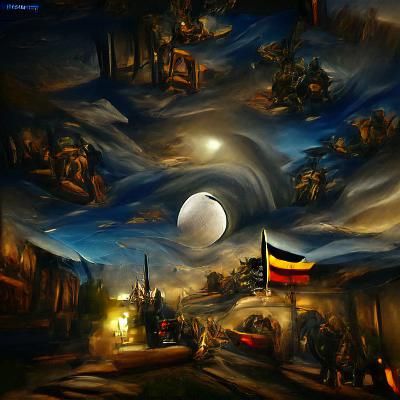 Night in German 1945