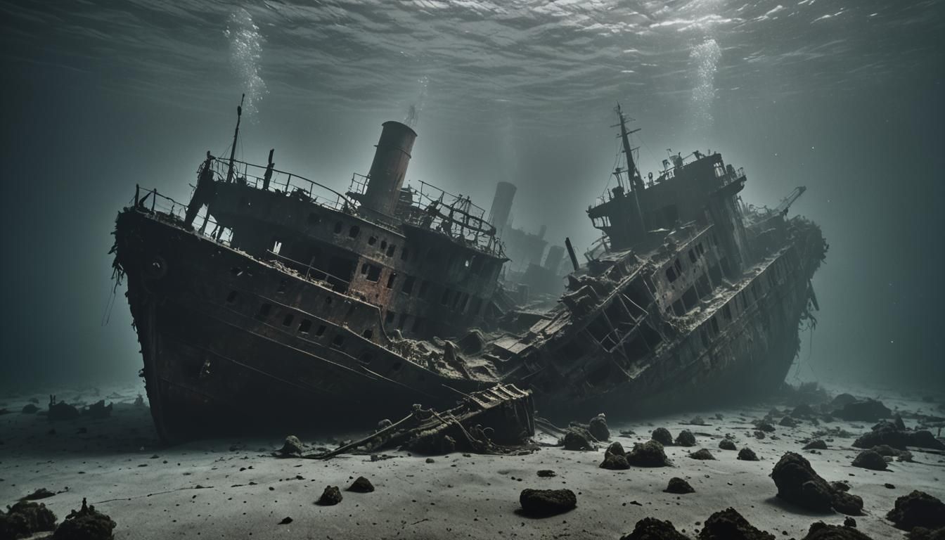 Realistic Titanic  by @Shakaama