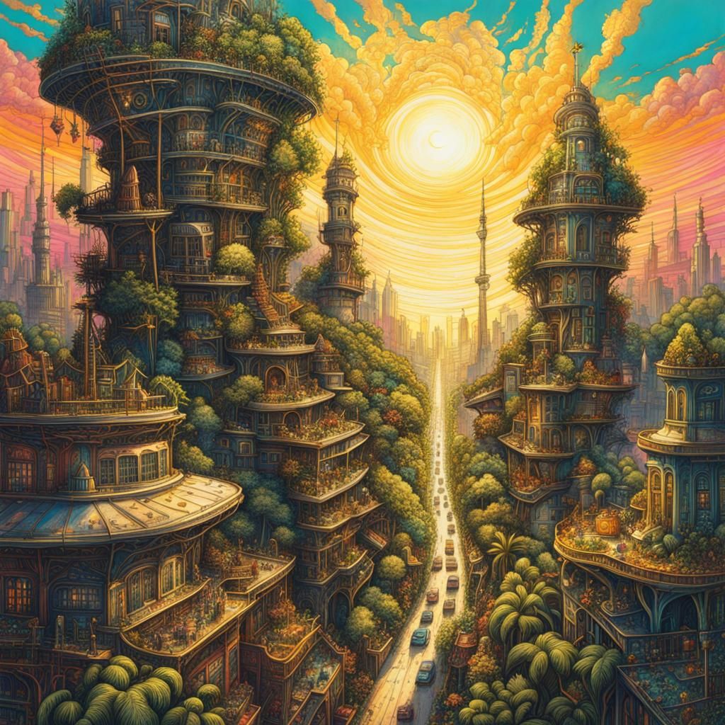 A city teeming with life  by @SaviCat