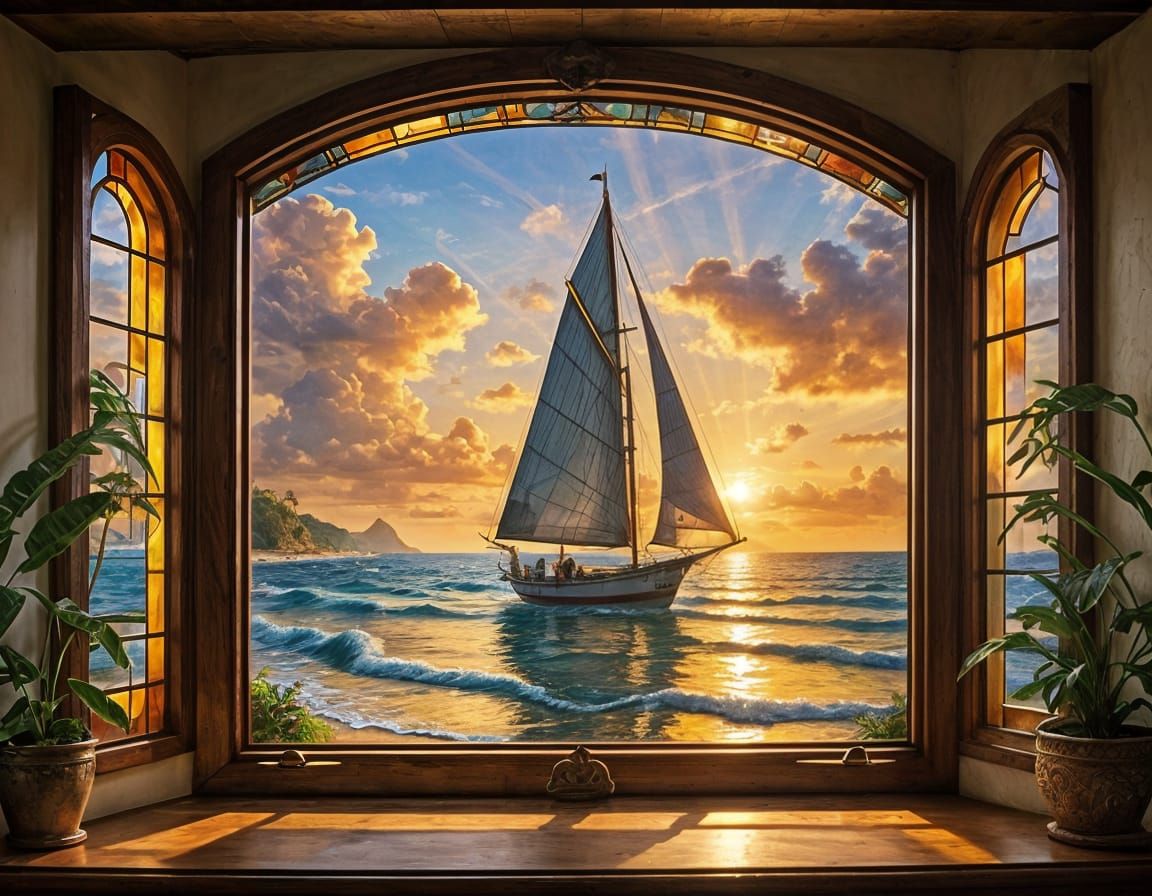 Sunset View  by @Sharonjoy