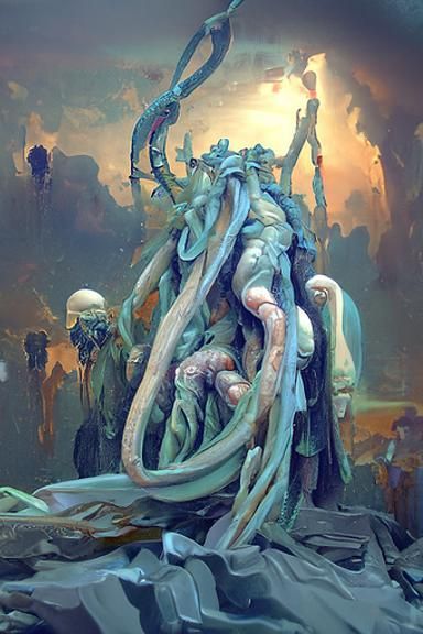 Cute blue abomination