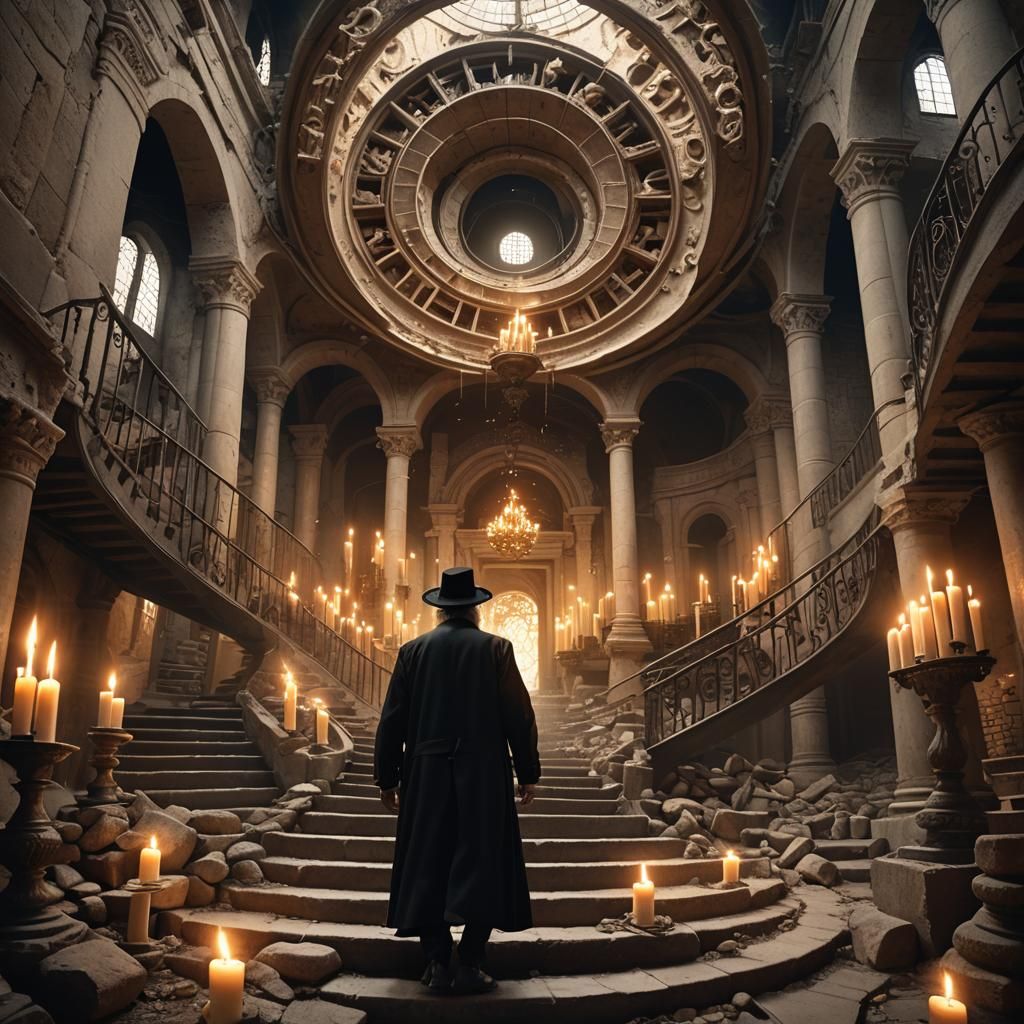 Mystical Rabbi Descends into Ancient Synagogue