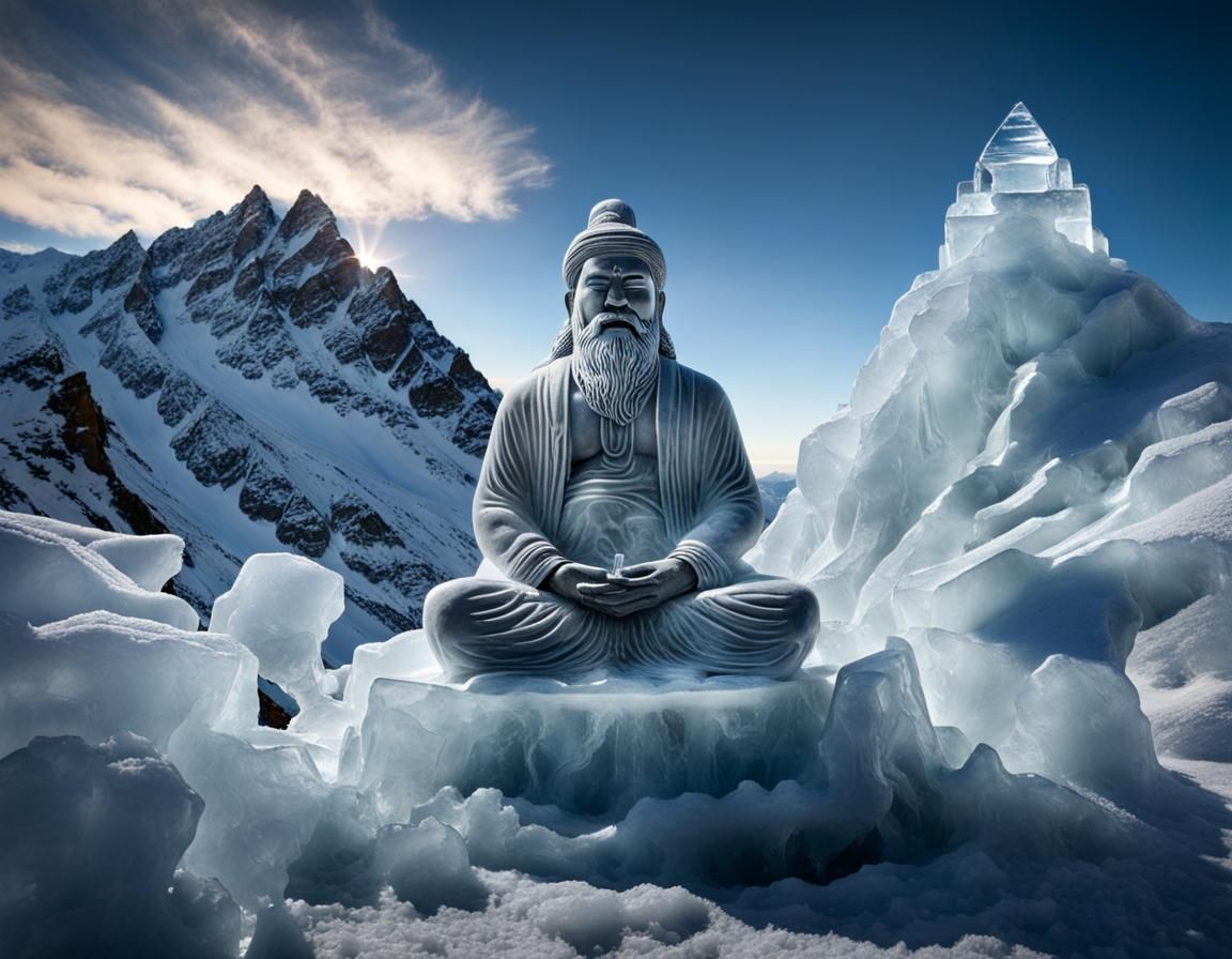 Himalayan yogi - AI Generated Artwork - NightCafe Creator