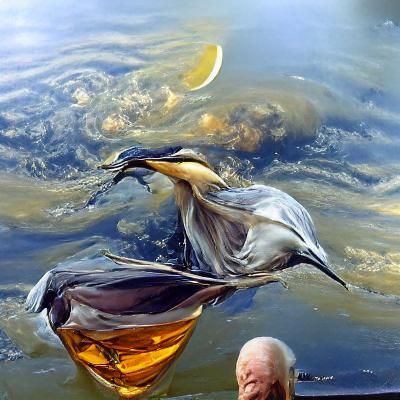 daily routine: to peel an heron just to smell the essence of...