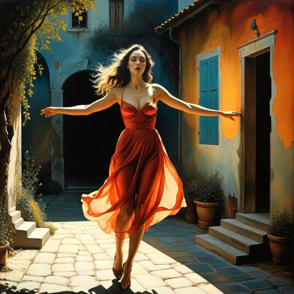 Ethereal Medieval Beauty in Surrealistic Hyperrealism