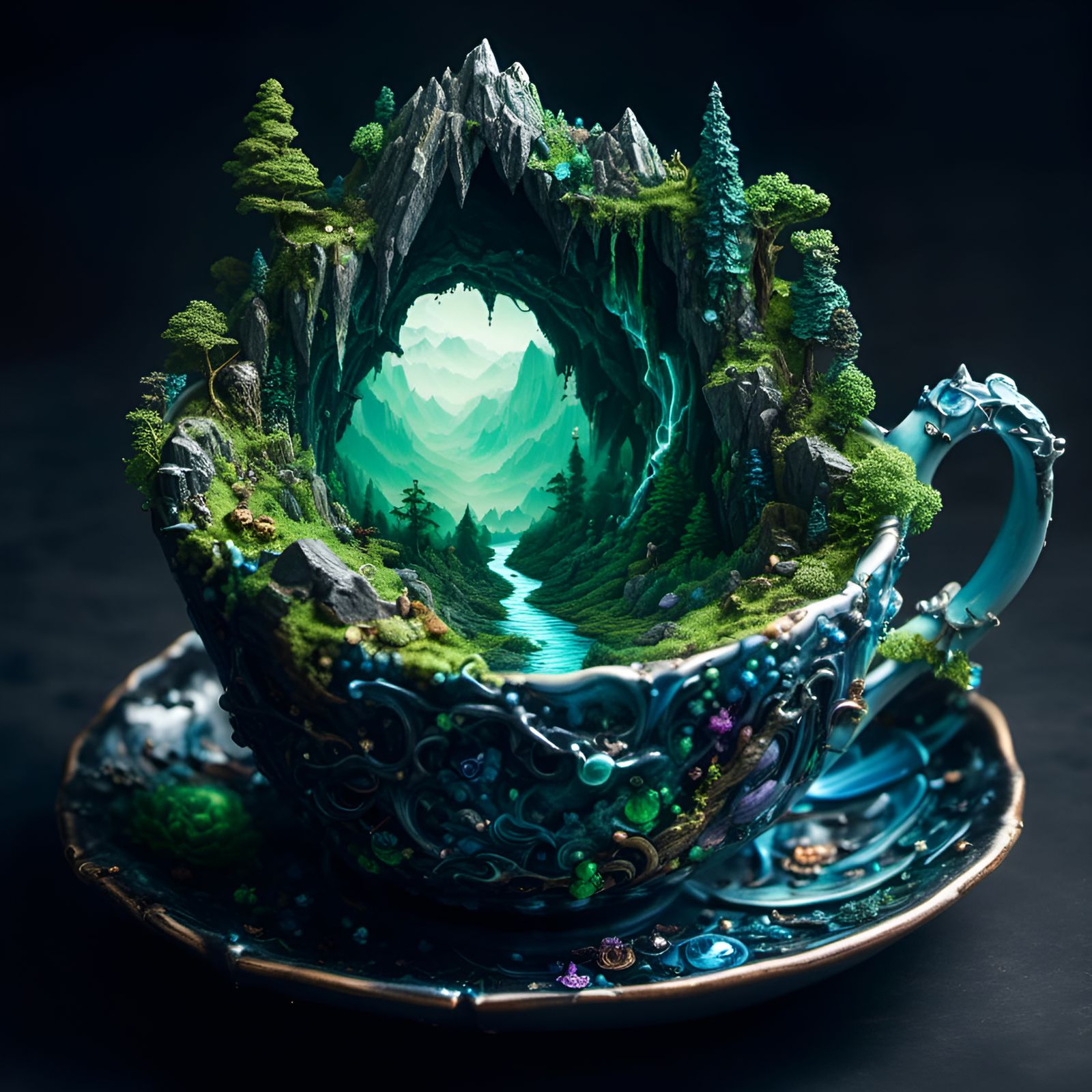 Lush Teacup  by @Tchris82 