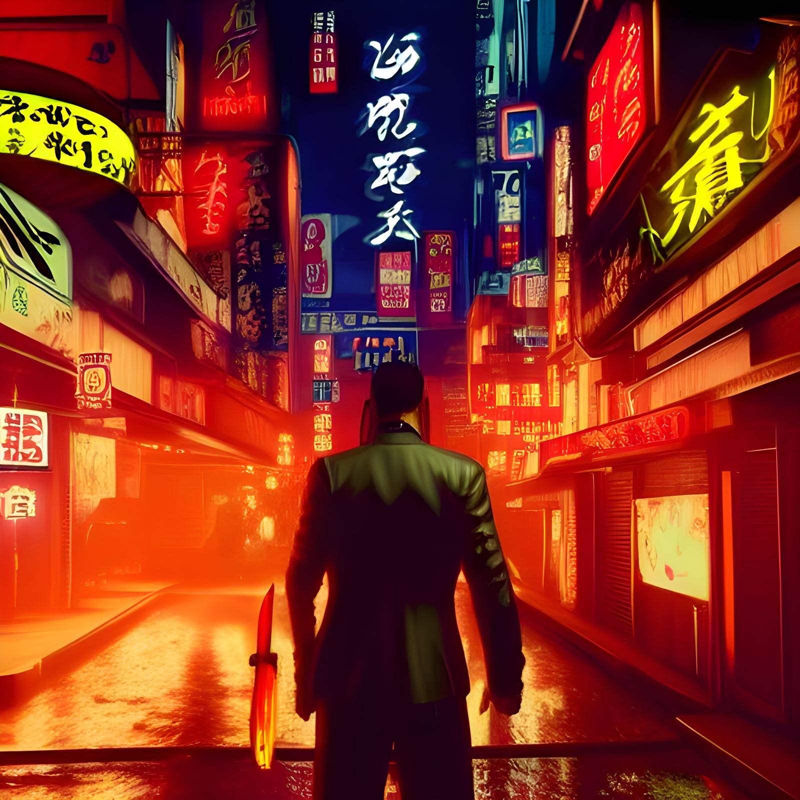 Walking the path.