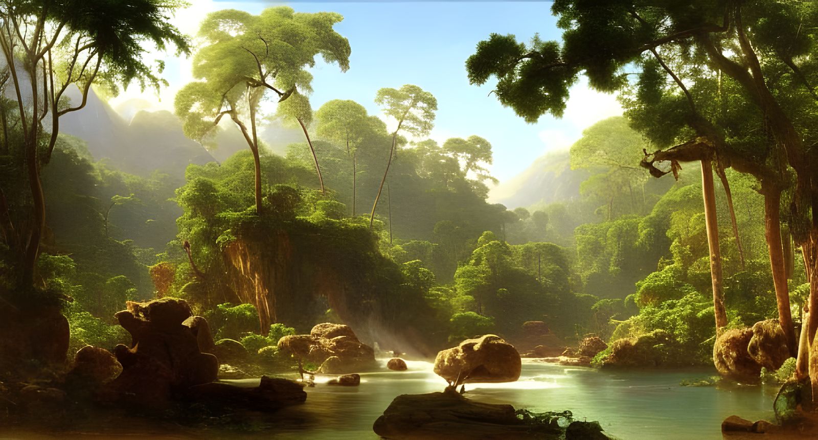 "Blue River Grotto" (Desktop)