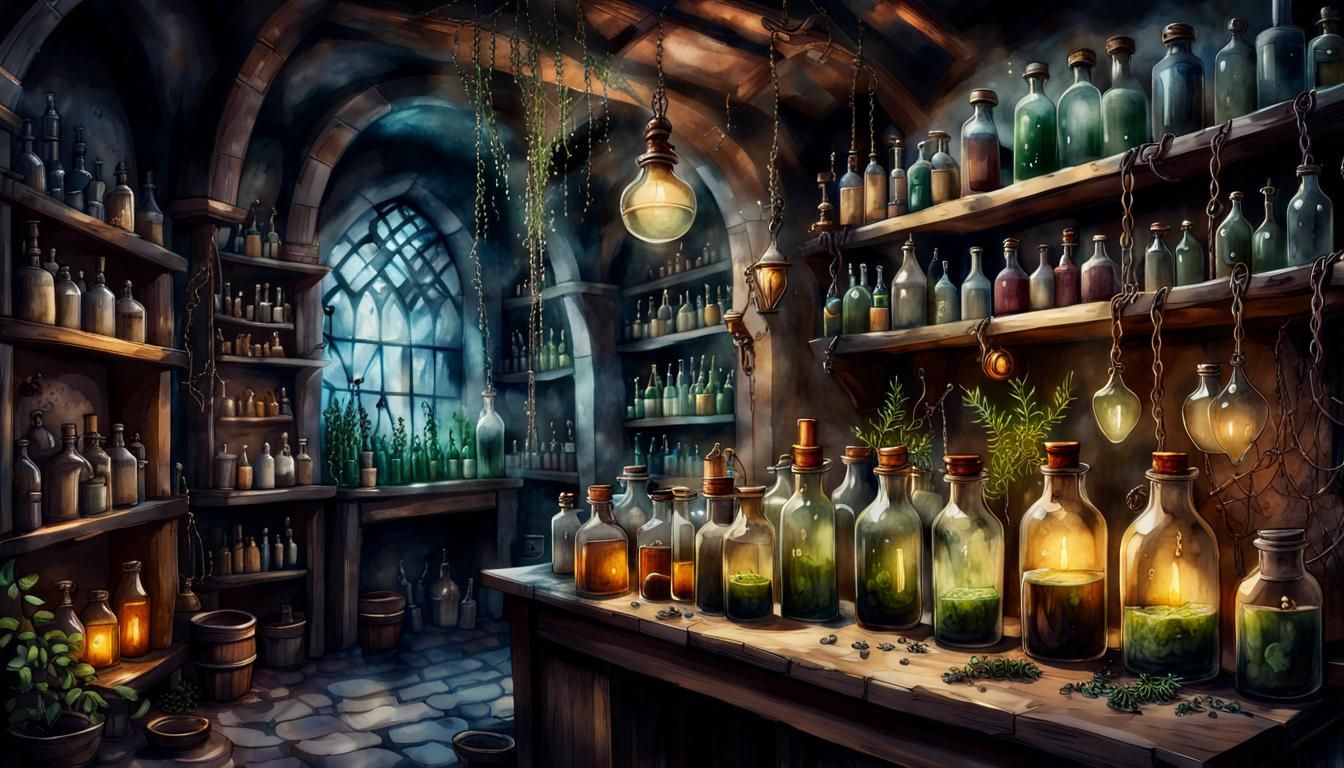 The Alchemist's Lair  by @Funverhau