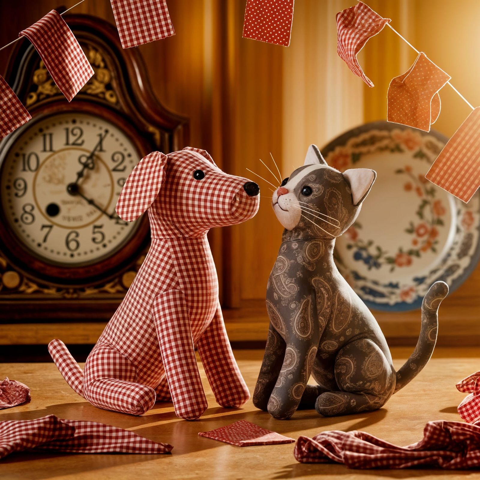 Poem: The Gingham Dog & The Calico Cat  by @Foul Rabbit