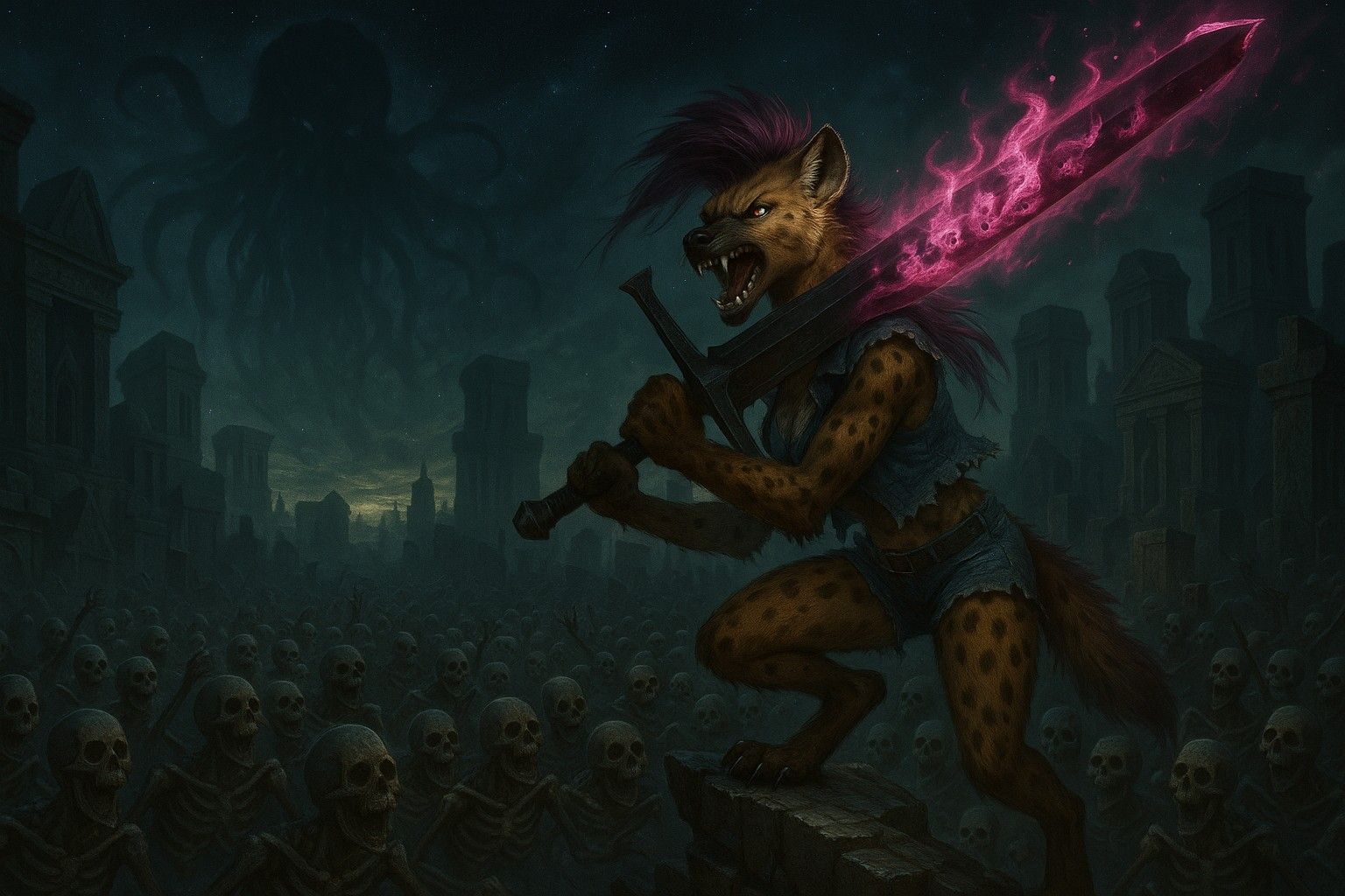 Scuzzy in the Necropolis at Ulthar