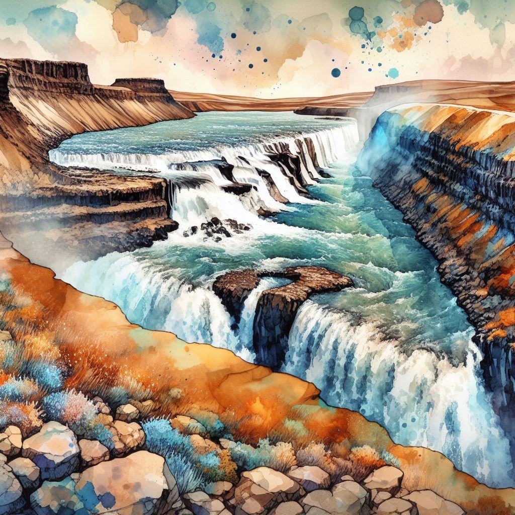 Gullfoss (Golden Falls) Iceland