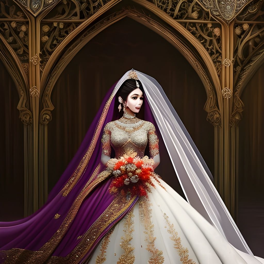 A bride before the wedding. - AI Generated Artwork - NightCafe Creator