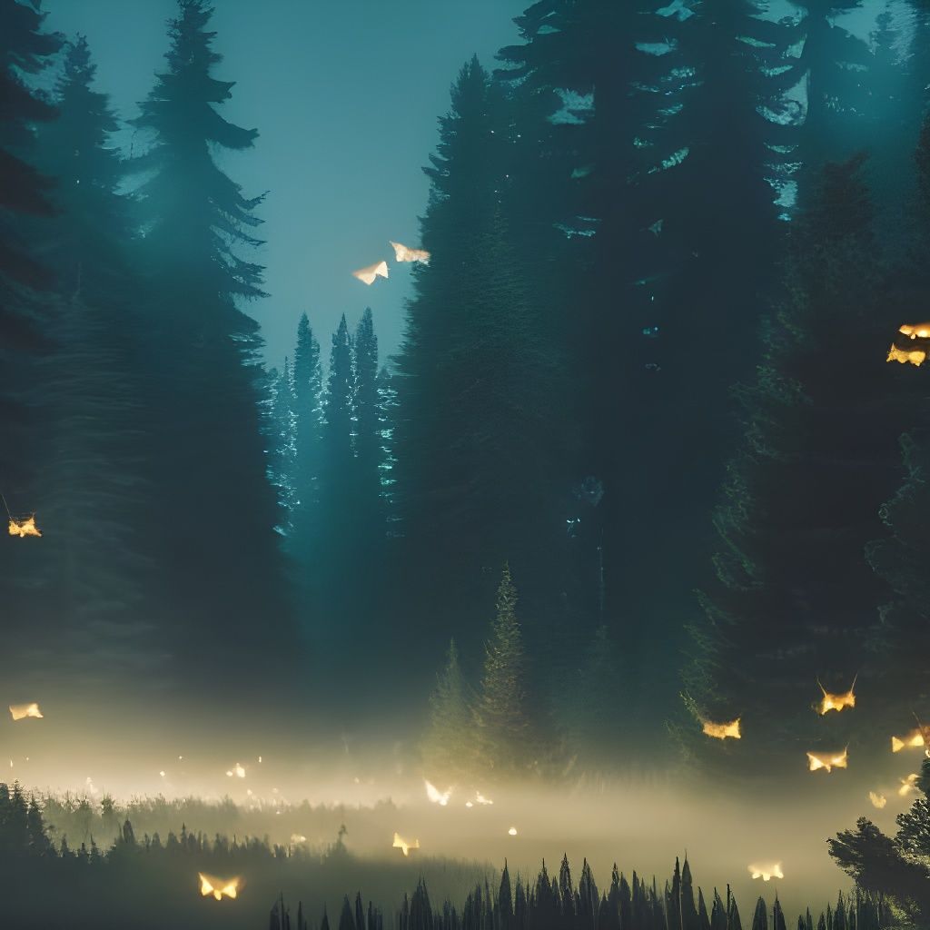 fireflies  by @Vaclava