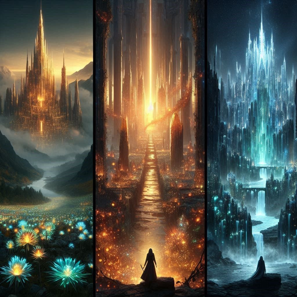 Triptych Tales  by @zephyrael