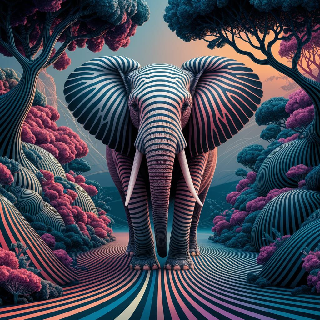 Stripes jungle  by @Mrcloo